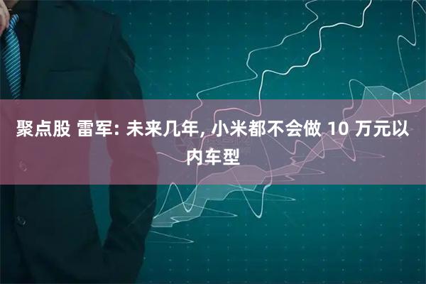 聚点股 雷军: 未来几年, 小米都不会做 10 万元以内车型